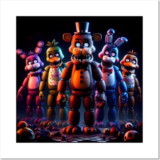 Five Nights At Freddys Posters and Art